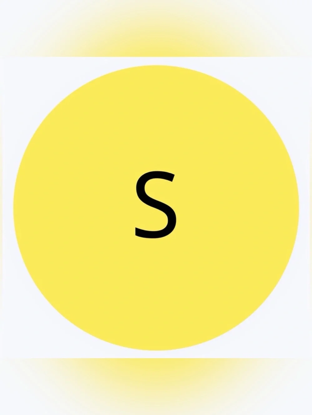 50 SHIPPING STICKERS - 2” ROUND - SIZE SMALL “S” - CLOTHING LABELS - YELLOW